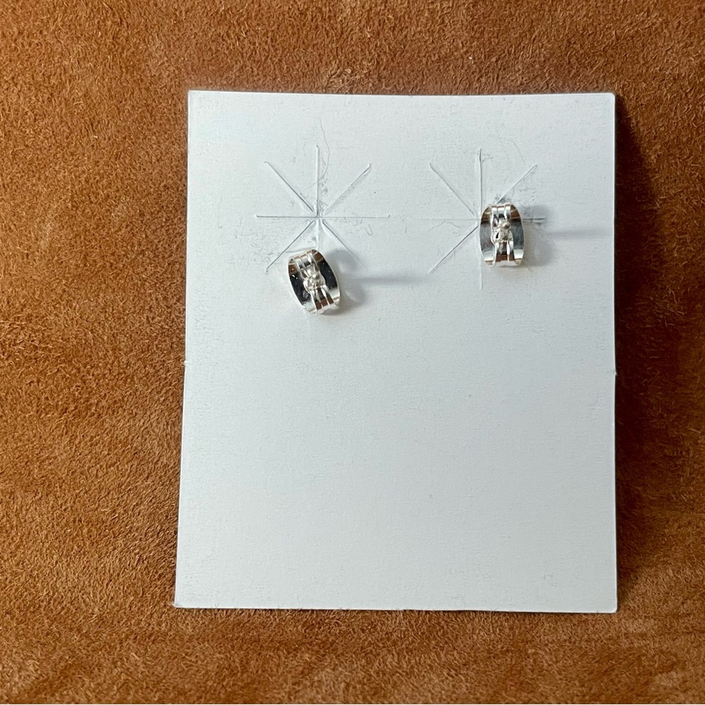 Sterling Silver Hummingbird Post Earring - Picture 2 of 3